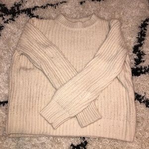 High neck sweater